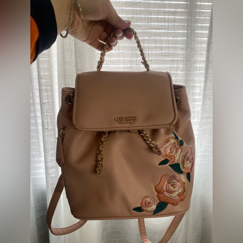 Guess floral backpack